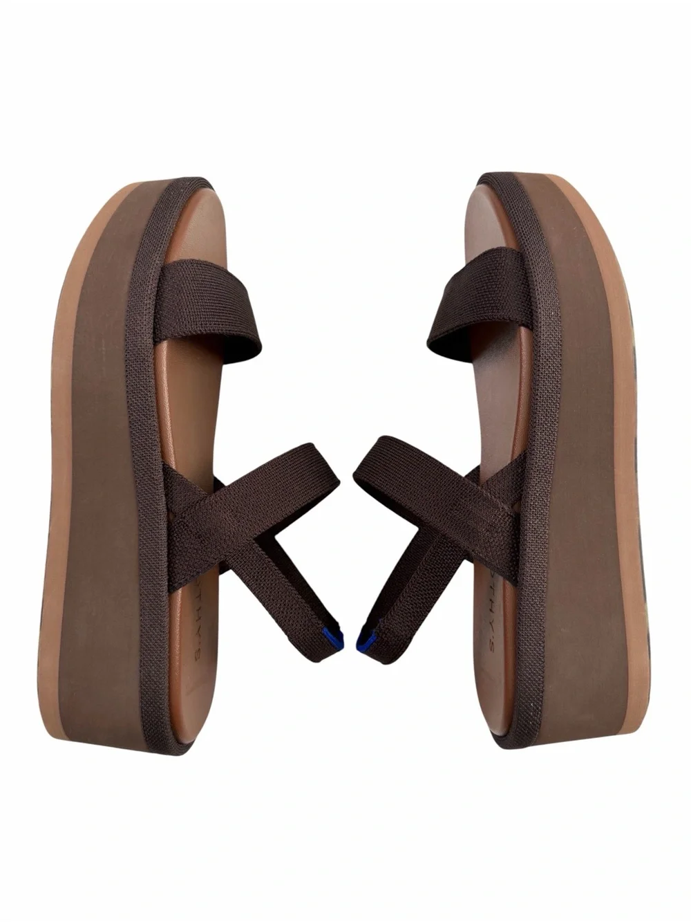 Rothy's Brown Platform Sandals